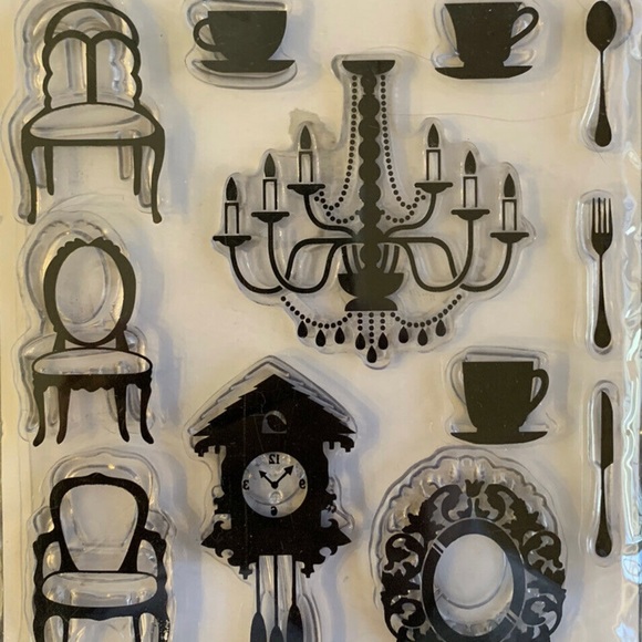 Chairs and Chandelier Clear Stamp Set by Recollections - Picture 2 of 3
